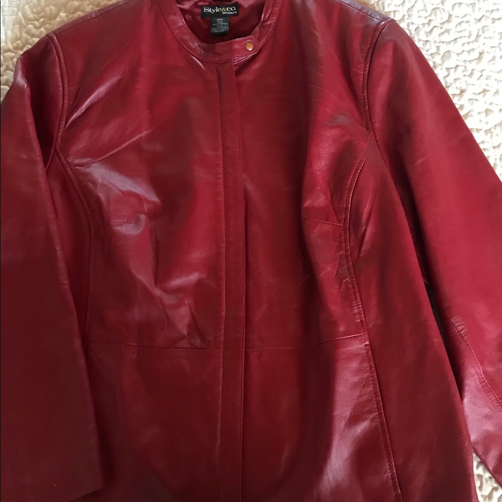 Leather jacket